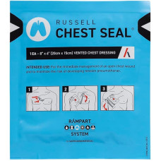 Окклюзионная повязка Russell Chest Seal с 4 клапанами PerSys Medical