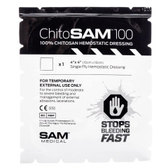 Кровоспинна губка 10 см х 10 см / ChitoSAM 100 4in x 4in