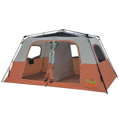 Палатка 6-ти местная двухслойная Green Camp 1610, автомат для туризма
